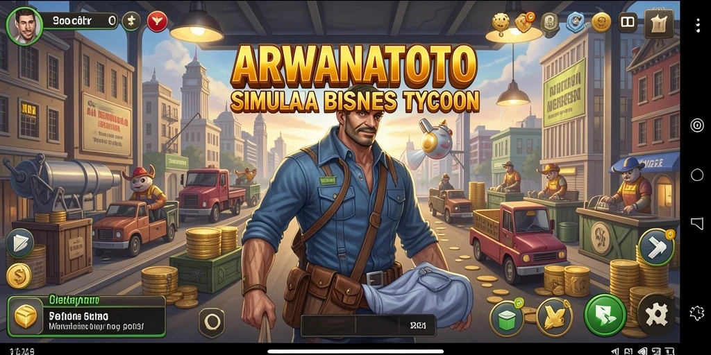 Tampilan gameplay ARWANATOTO yang menantang dan menarik.
