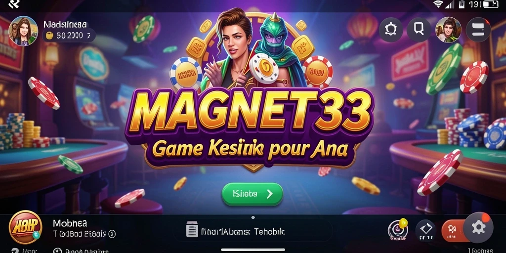 Tampilan gameplay seru dan interaktif dari MAGNET33.