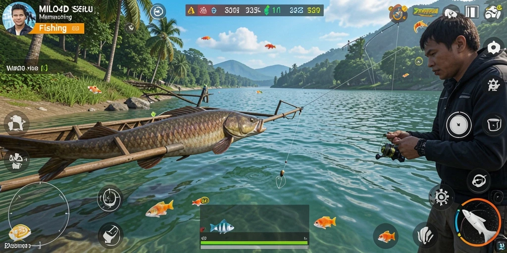 Tampilan gameplay seru di MILO4D dengan pengalaman memancing yang mengasyikkan.